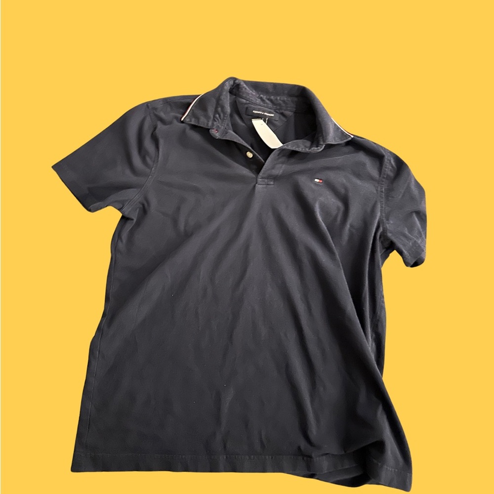 TOMMY HILFIGER POLO NAVY BLUE MEDIUM